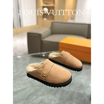 Louis Vuitton LV Cosy Flat Comfort Clog Beige