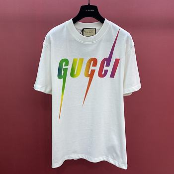 Gucci Rainbown White T-shirt