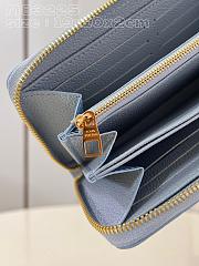 Louis Vuitton LV Zippy Wallet Blue Hour 19.5 x 10.5 x 2.5 cm - 5