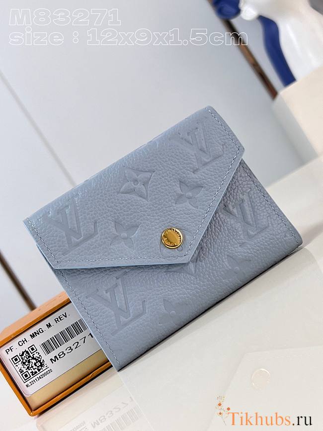 Louis Vuitton LV Victorine Wallet Blue Hour 12 x 9.5 x 1.5 cm - 1