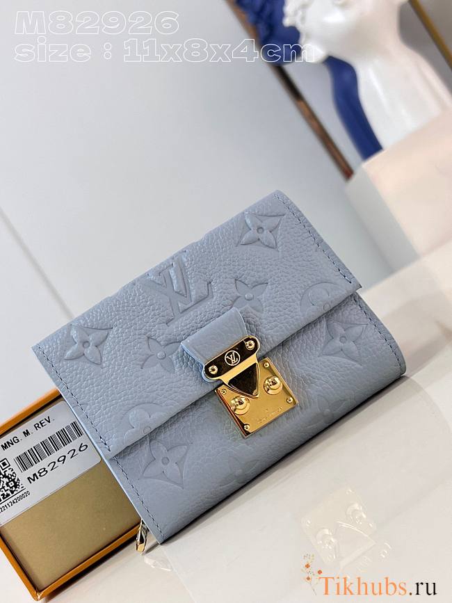 Louis Vuitton LV Folding Wallet Blue Hour 11cm - 1