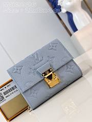 Louis Vuitton LV Folding Wallet Blue Hour 11cm - 1
