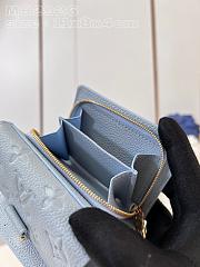 Louis Vuitton LV Folding Wallet Blue Hour 11cm - 4