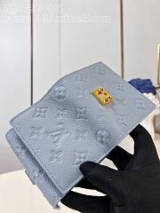 Louis Vuitton LV Folding Wallet Blue Hour 11cm - 3