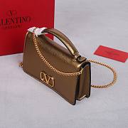 Valentino Garavani Vlogo Signature Wallet Chain Metallic 19x4x10.5cm - 6