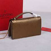 Valentino Garavani Vlogo Signature Wallet Chain Metallic 19x4x10.5cm - 4