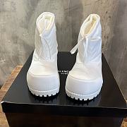 Balenciaga Alaska Low Boot in White Nylon - 4