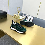 Chanel Green Sneakers - 5