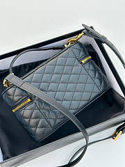 YSL Gaby Mini Vanity Bag Black 18x11x6.5cm - 6