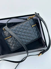 YSL Gaby Mini Vanity Bag Black 18x11x6.5cm - 5