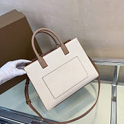 Burberry Frances Tote Bag in Calfskin 27x11x20cm - 2