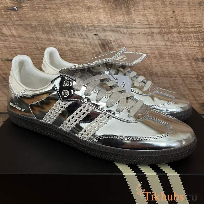 Adidas x Wales Bonner Samba Silver Metallic Sneaker - 1