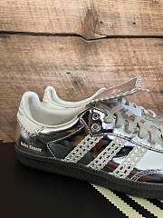 Adidas x Wales Bonner Samba Silver Metallic Sneaker - 4