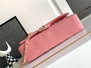 Chanel Flap Bag Pink Gold Lambskin 25cm - 6