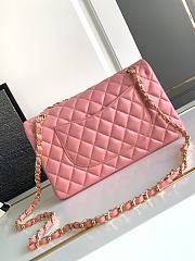 Chanel Flap Bag Pink Gold Lambskin 25cm - 2