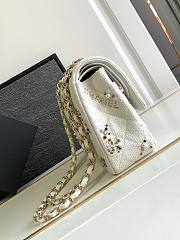 Chanel Flap Bag White Gold 25cm - 2