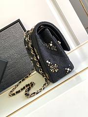 Chanel Flap Bag Black Gold 25cm - 2