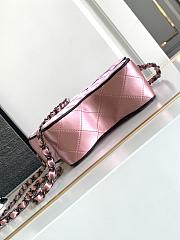 Chanel Star Handbag Satin & Black-tone metal Pink 22.5x22.5x6cm - 3