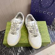 Gucci White Grey Yellow Sneaker - 2