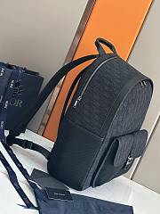 Dior 8 Backpack Black Oblique Jacquard 31 x 41 x 15 cm - 3