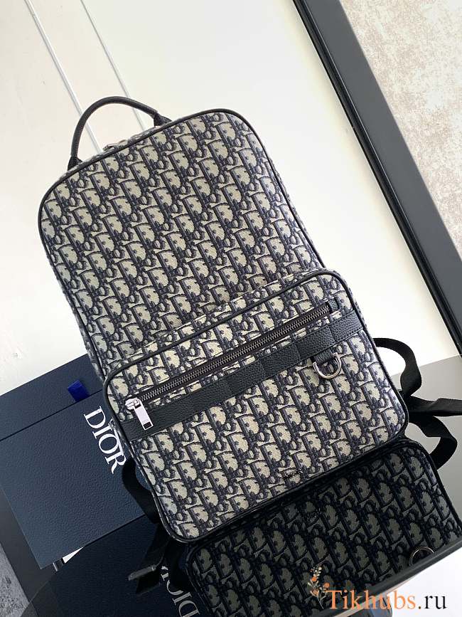 Dior Safari Backpack Beige and Black 28.5 x 41 x 14 cm  - 1