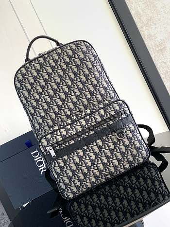 Dior Safari Backpack Beige and Black 28.5 x 41 x 14 cm 