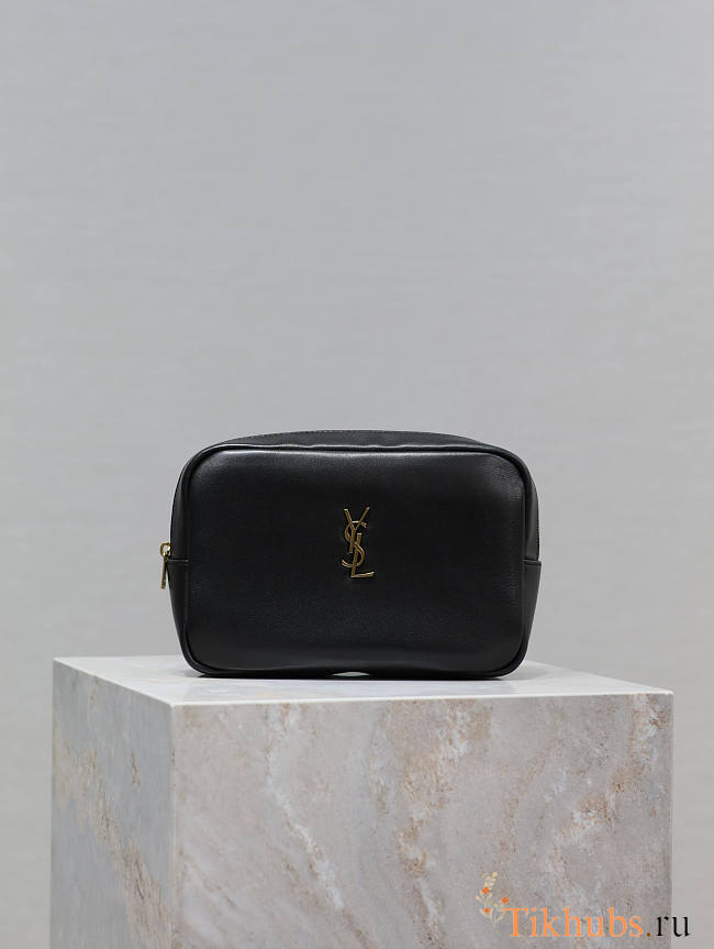 YSL Calypso Cosmetic Pouch In Lambskin 21x14x6.5cm - 1