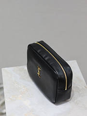 YSL Calypso Cosmetic Pouch In Lambskin 21x14x6.5cm - 4