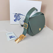 Burberry Chess Satchel Green 25 x 6.5 x 17.5 cm - 6