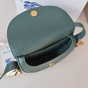 Burberry Chess Satchel Green 25 x 6.5 x 17.5 cm - 4