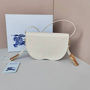 Burberry Chess Satchel White 25 x 6.5 x 17.5 cm - 4