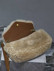 YSL Calypso In Shearling 26x14x7cm - 3