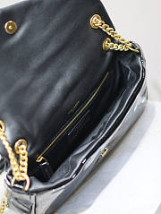 YSL Calypso Black Patent Leather 26x14x7cm - 2