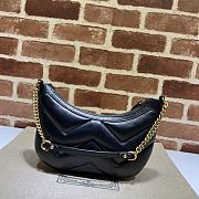 Gucci Marmont Small Shoulder Bag Black 26x17x4cm - 3