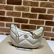 Gucci Marmont Small Shoulder Bag White 26x17x4cm - 1