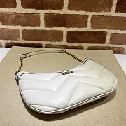 Gucci Marmont Small Shoulder Bag White 26x17x4cm - 6