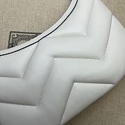 Gucci Marmont Small Shoulder Bag White 26x17x4cm - 5