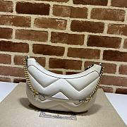 Gucci Marmont Small Shoulder Bag White 26x17x4cm - 2