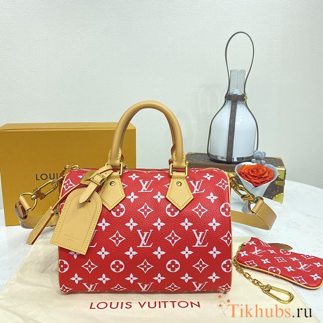 Louis Vuitton LV Speedy P9 Bandoulière 25 Red 25 x 15 x 15 cm - 1