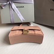 Balenciaga Mini Hourglass Nude Gold 19cm - 3