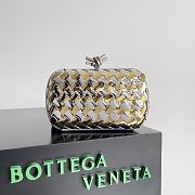 Bottega Veneta Knot Silver Gold 19x11.5x5cm - 1