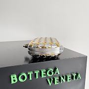 Bottega Veneta Knot Silver Gold 19x11.5x5cm - 5