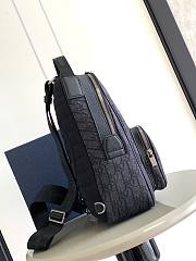 Dior Mini Rider Sling Bag Black 21 x 32 x 10 cm - 5