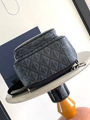 Dior Mini Rider Sling Bag Black CD Diamond Canvas 21 x 32 x 10 cm - 6