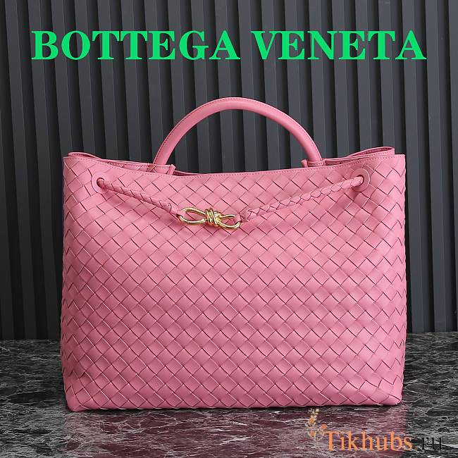 Bottega Veneta Andiamo Large Pink 42x35x18cm - 1