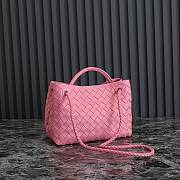 Bottega Veneta Small Andiamo Pink 25x22x10.5cm  - 5