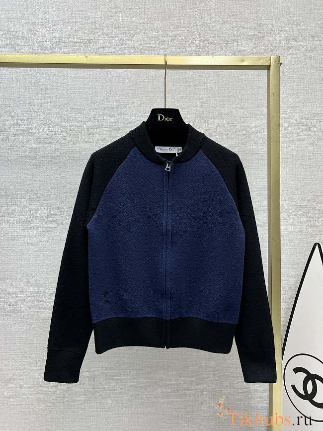 Dior Bomber Jacket Navy Blue - 1