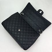 Chanel Large Flap Bag Black Caviar Gold 38x27x12cm - 2