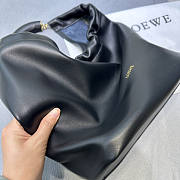 Loewe Small Squeeze Bag In Nappa Lambskin Black 29x24x10.5cm - 5