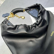 Loewe Small Squeeze Bag In Nappa Lambskin Black 29x24x10.5cm - 2